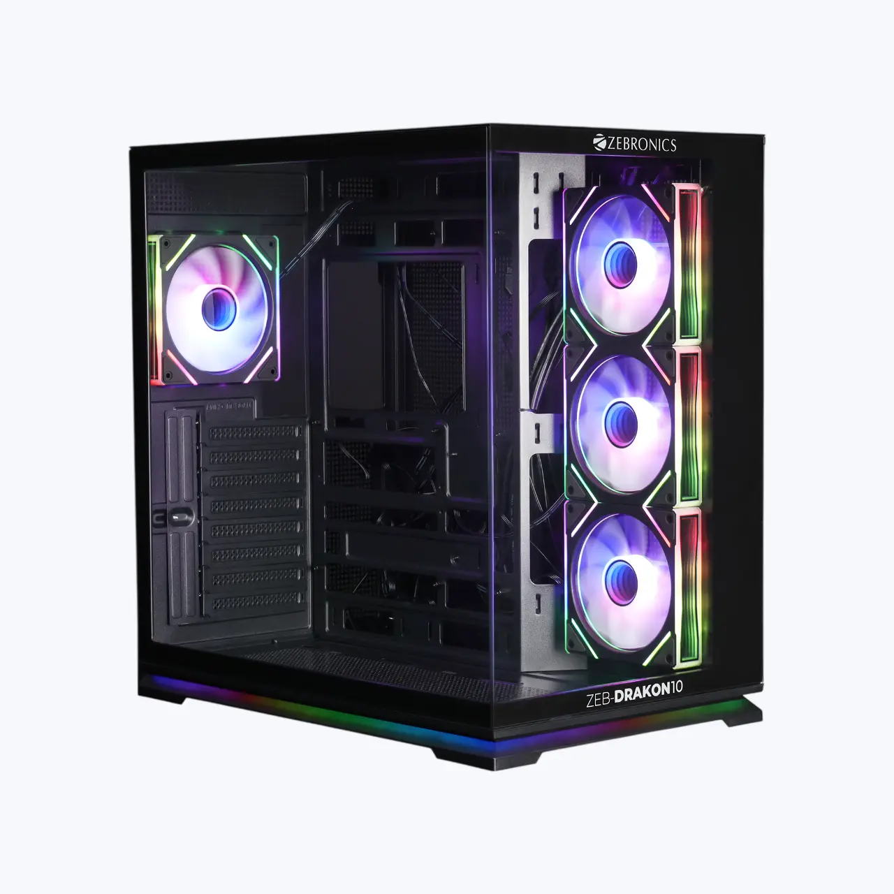 Zebronics Zeb-Drakon 10 — Mid Tower PC Cabinet (ATX)
