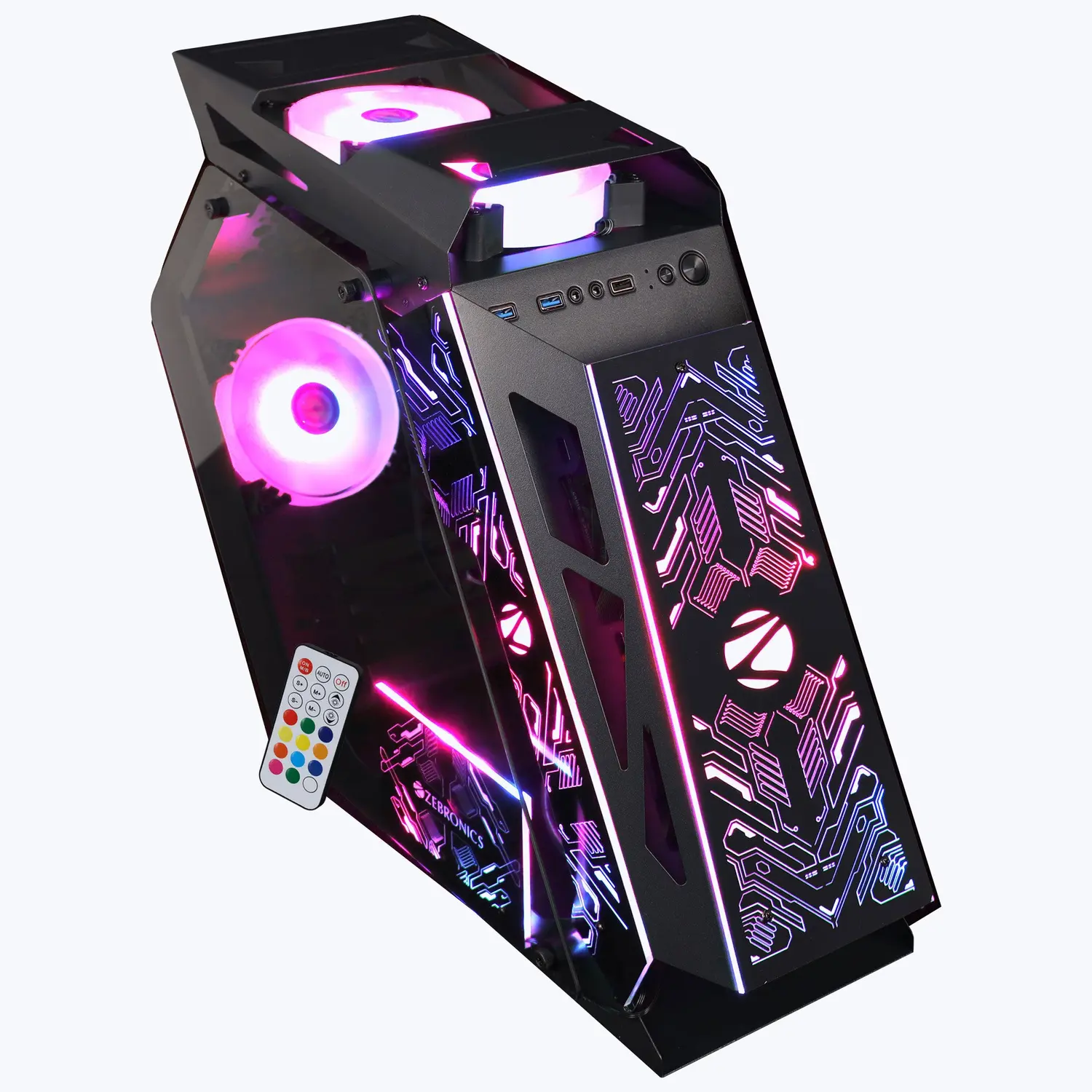 Zebronics Zeb-Valhalla Neo — Mid Tower PC Cabinet (ATX)