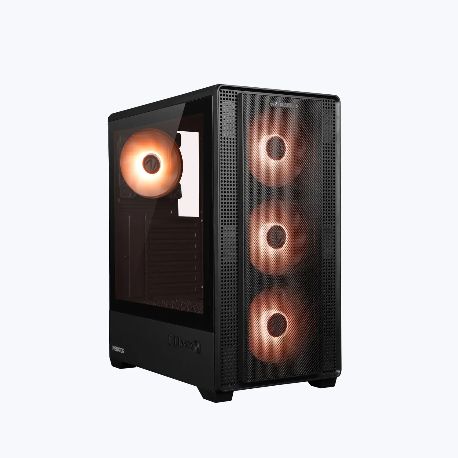 Zebronics Zeb-Venator — Mid Tower PC Cabinet (ATX)
