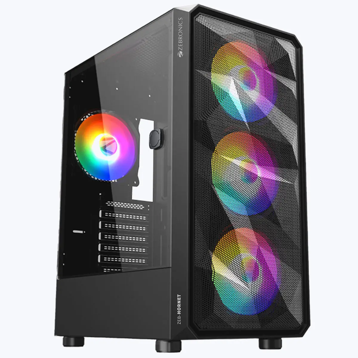 Zebronics Zeb-Hornet — Mid Tower PC Cabinet (ATX)