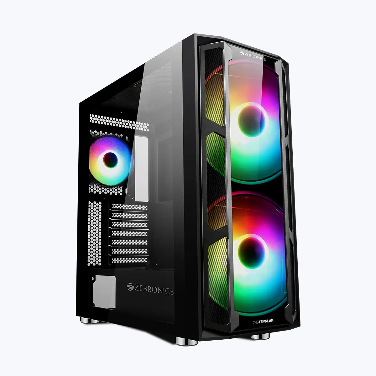 Zebronics Zeb-Templar — Mid Tower PC Cabinet (ATX)