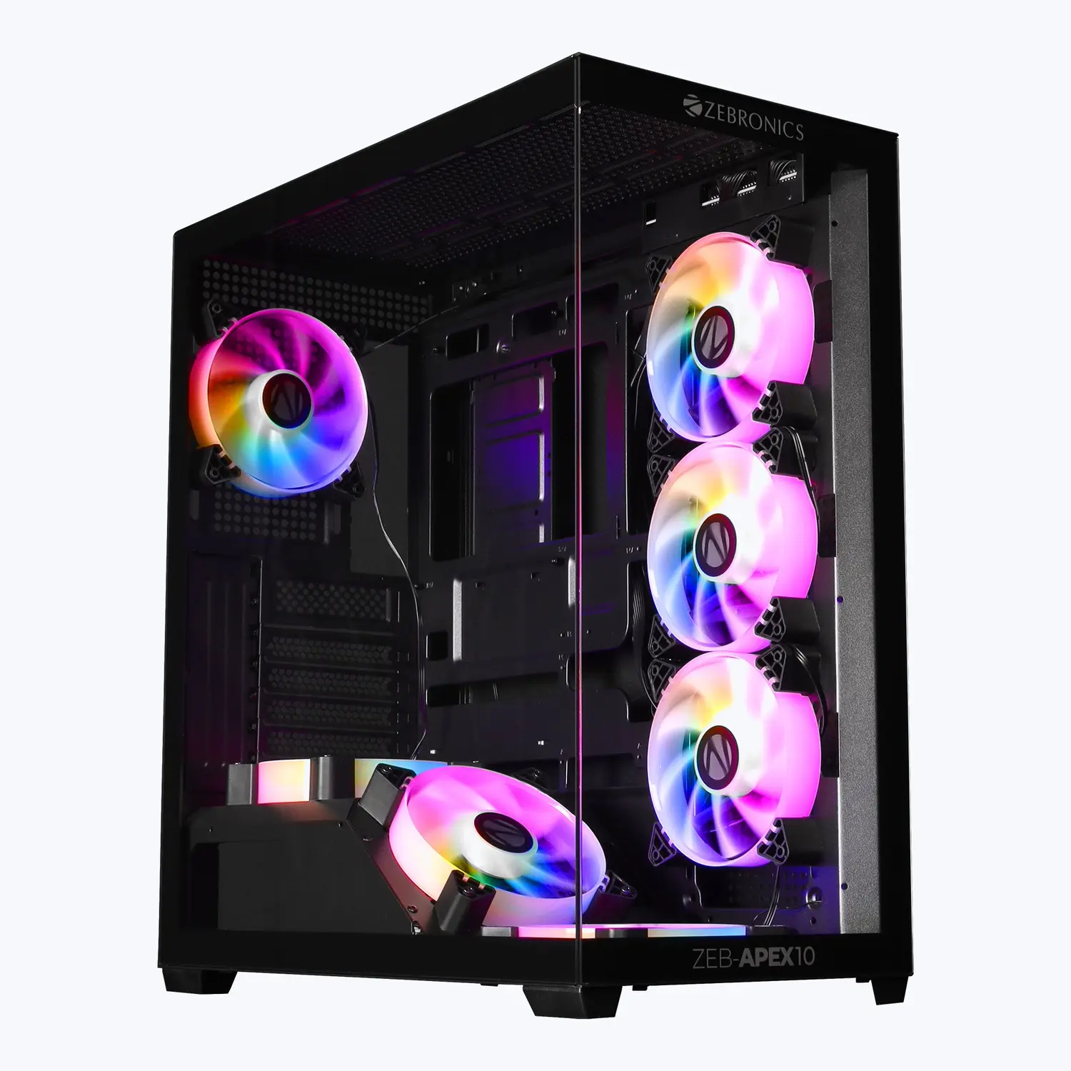 Zebronics Zeb-Apex Edge — Mid Tower PC Cabinet (ATX)