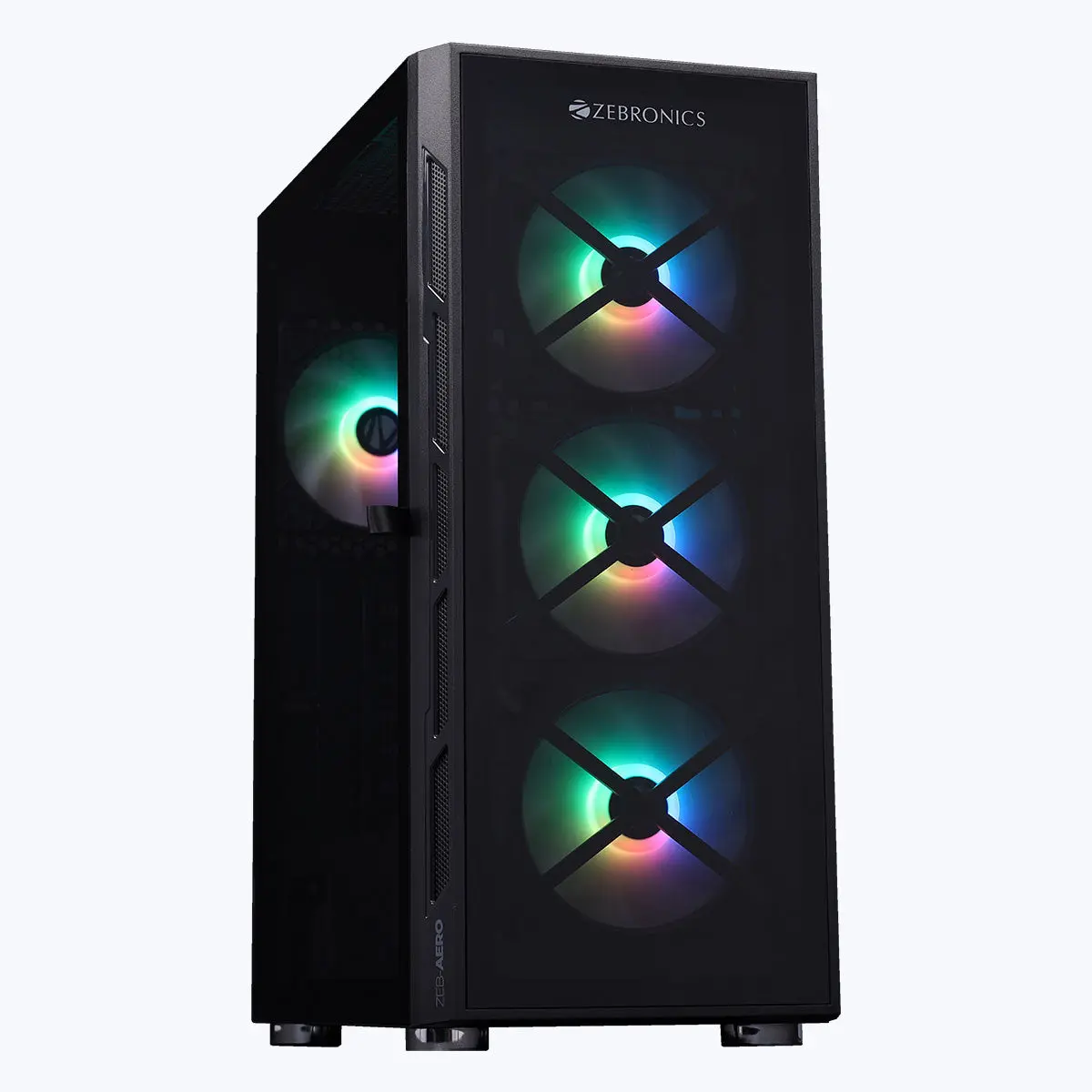Zebronics Zeb-Aero — Mid Tower PC Cabinet (ATX)