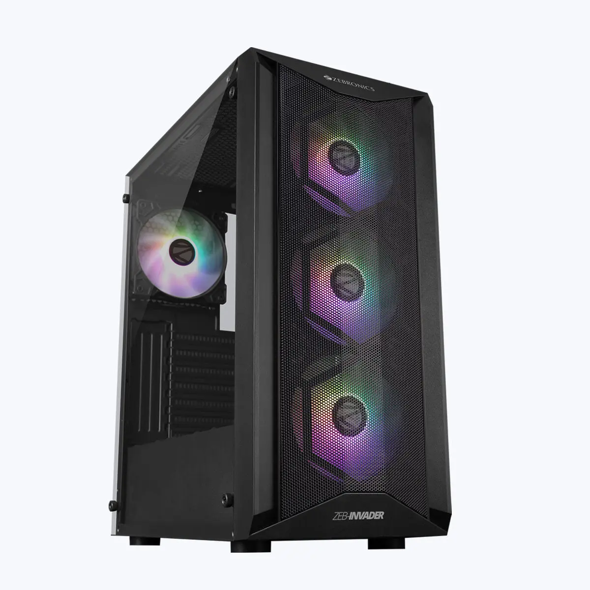 Zebronics Zeb-Invader — Mid Tower PC Cabinet (ATX)