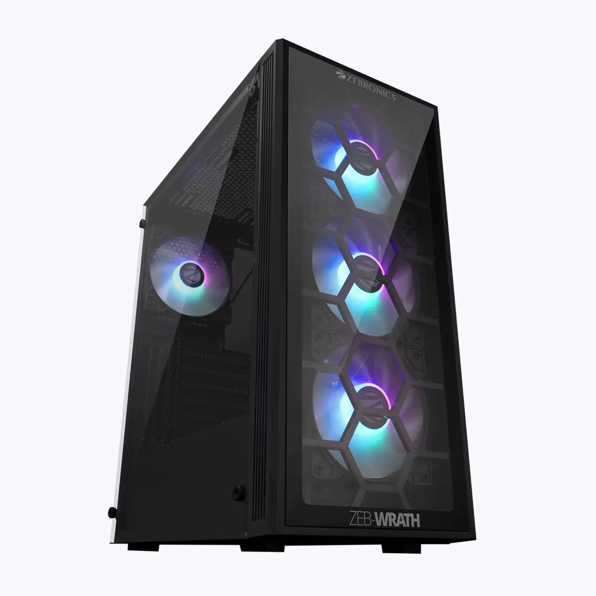 Zebronics Zeb-Wrath — Mid Tower PC Cabinet (ATX)