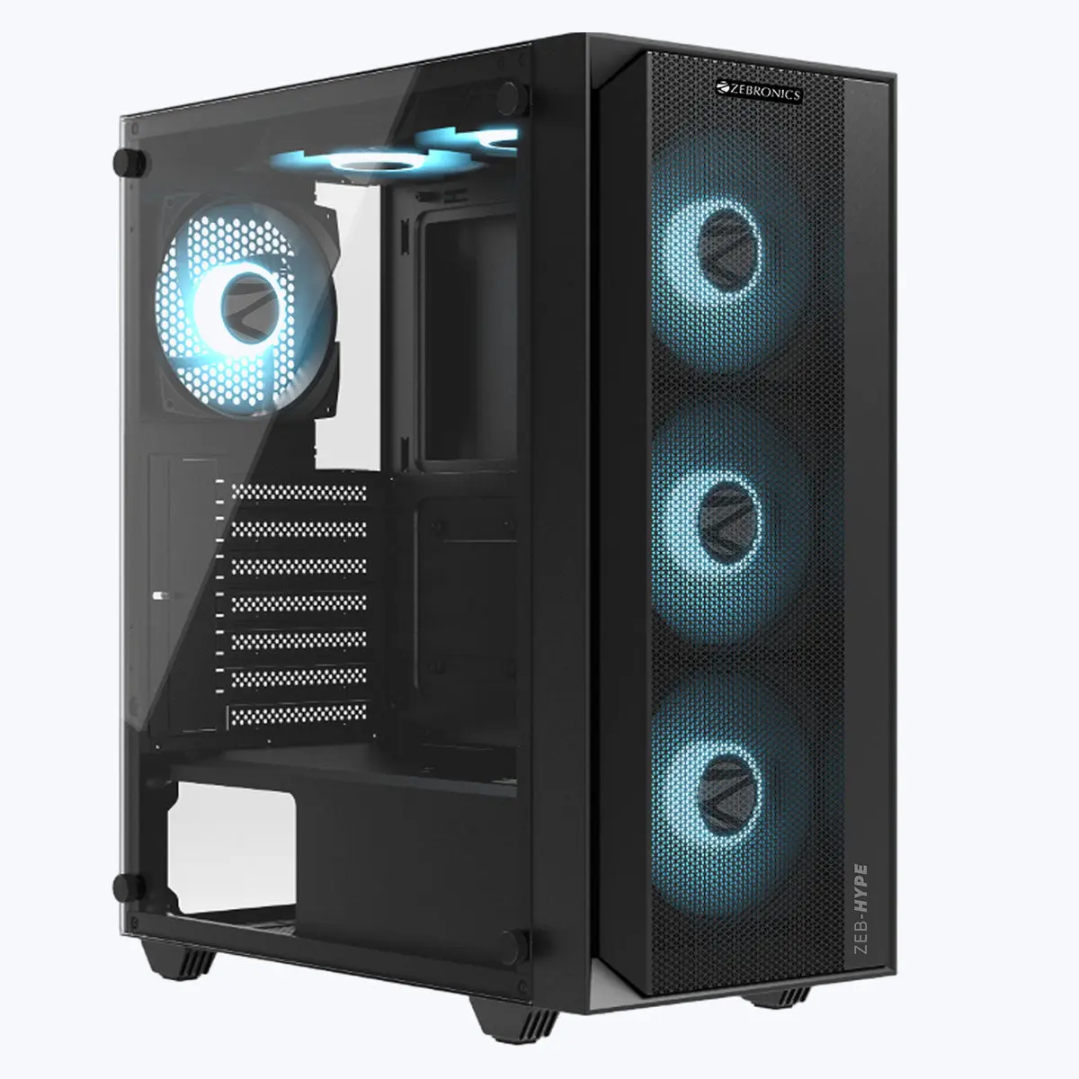Zebronics Zeb-Hype — Mid Tower PC Cabinet (ATX)