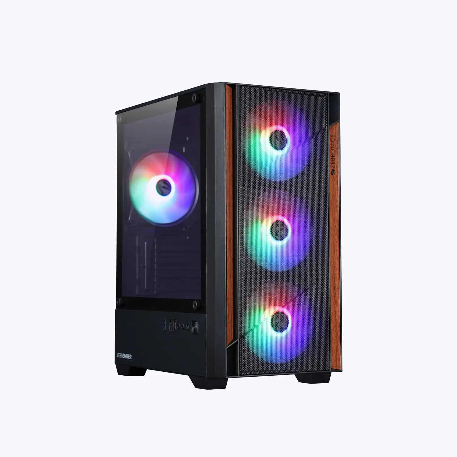 Zebronics Zeb-Ember — Mid Tower PC Cabinet (ATX)