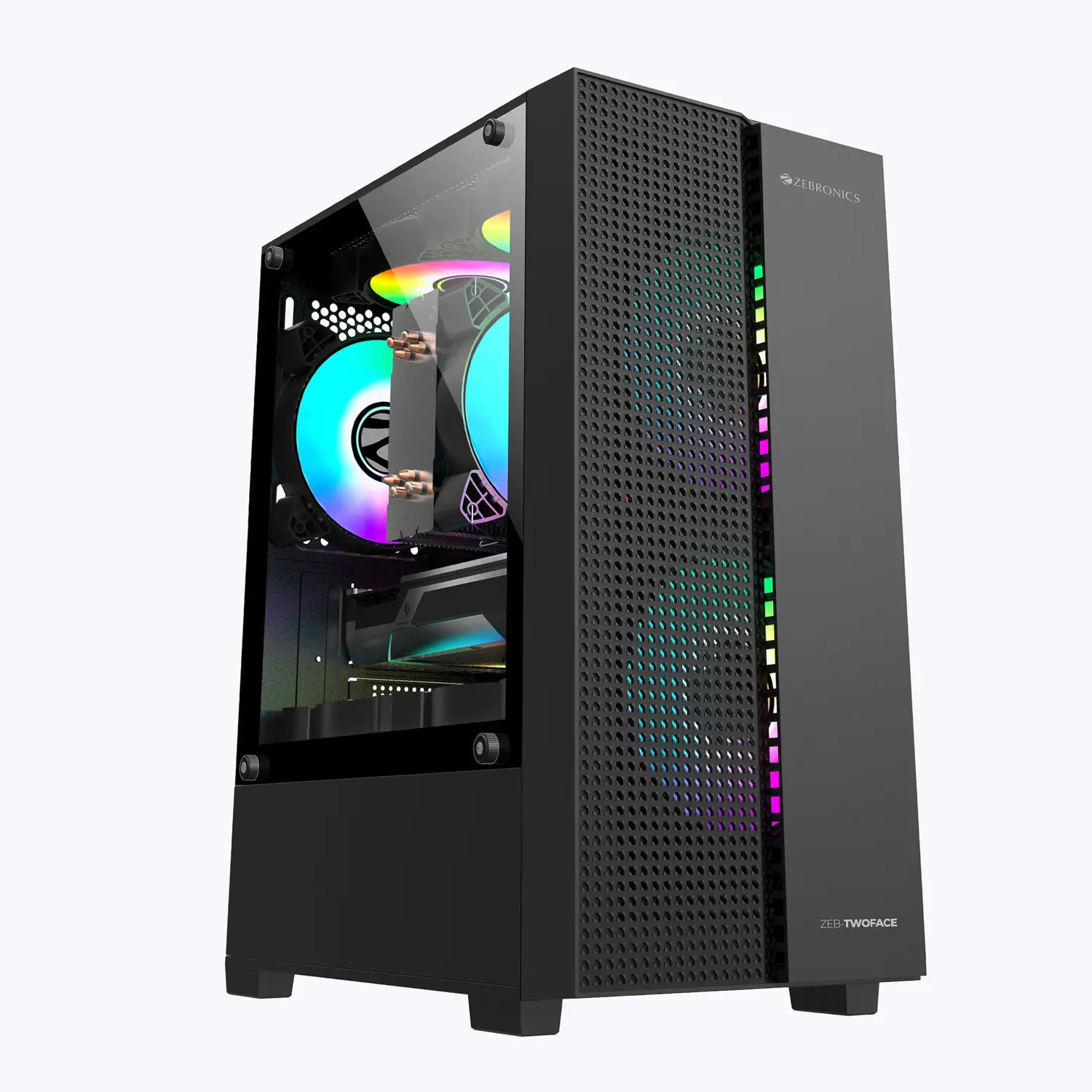 Zebronics Zeb-Twoface — Mid Tower PC Cabinet (ATX)