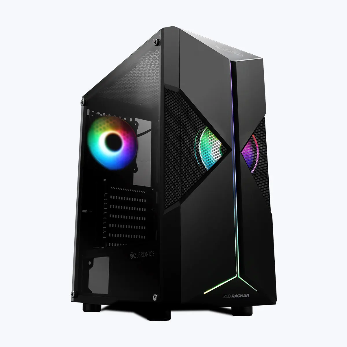Zebronics Zeb-Ragnar — Mid Tower PC Cabinet (ATX)