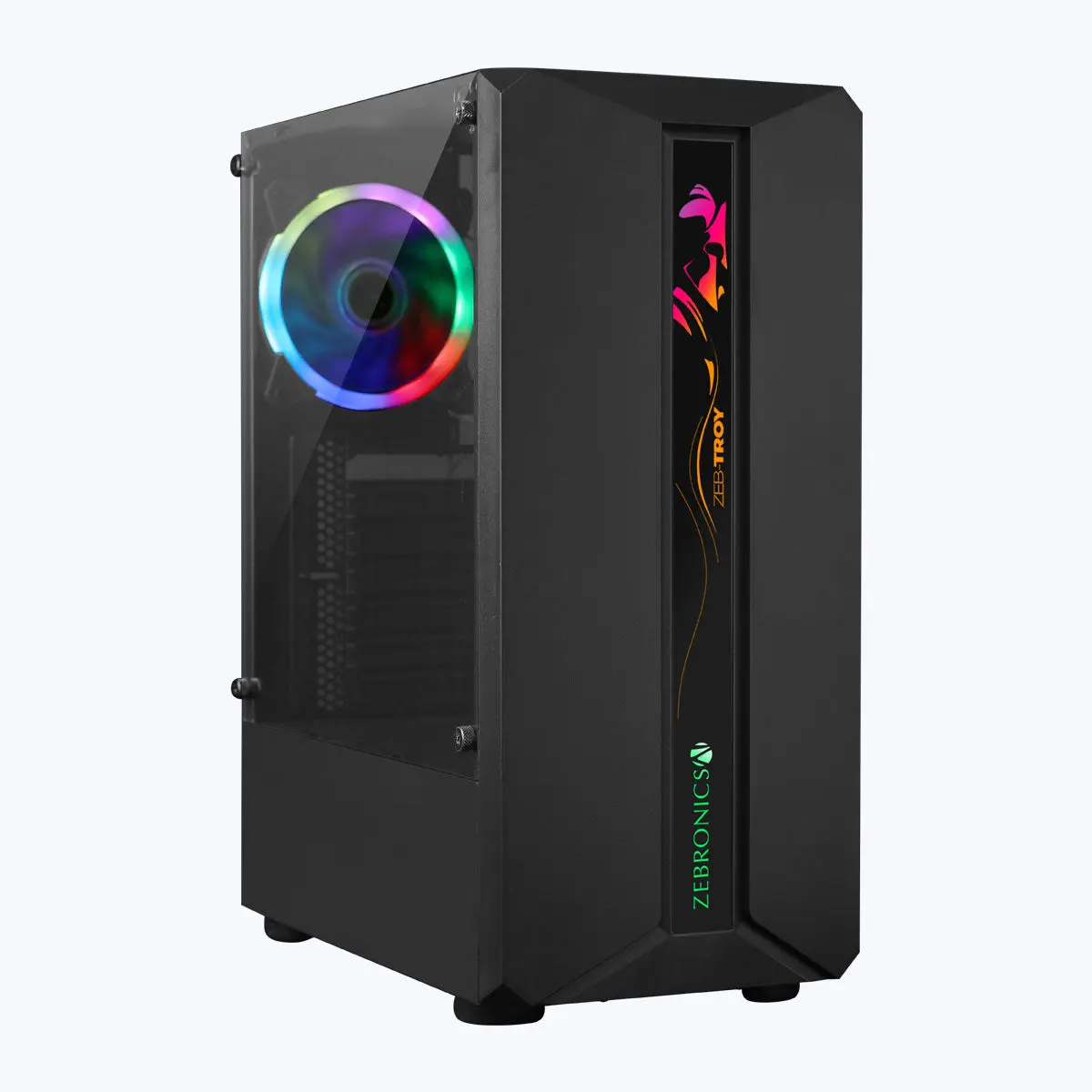 Zebronics Zeb-Troy — Mid Tower PC Cabinet (ATX)