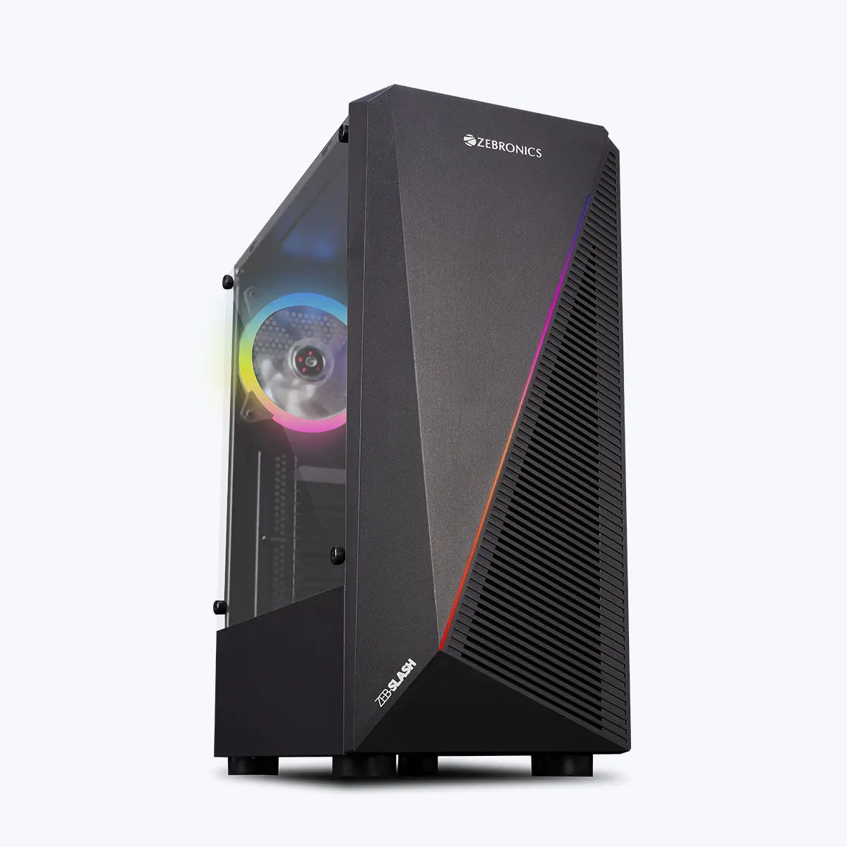 Zebronics Zeb-Slash — Mid Tower PC Cabinet (ATX)