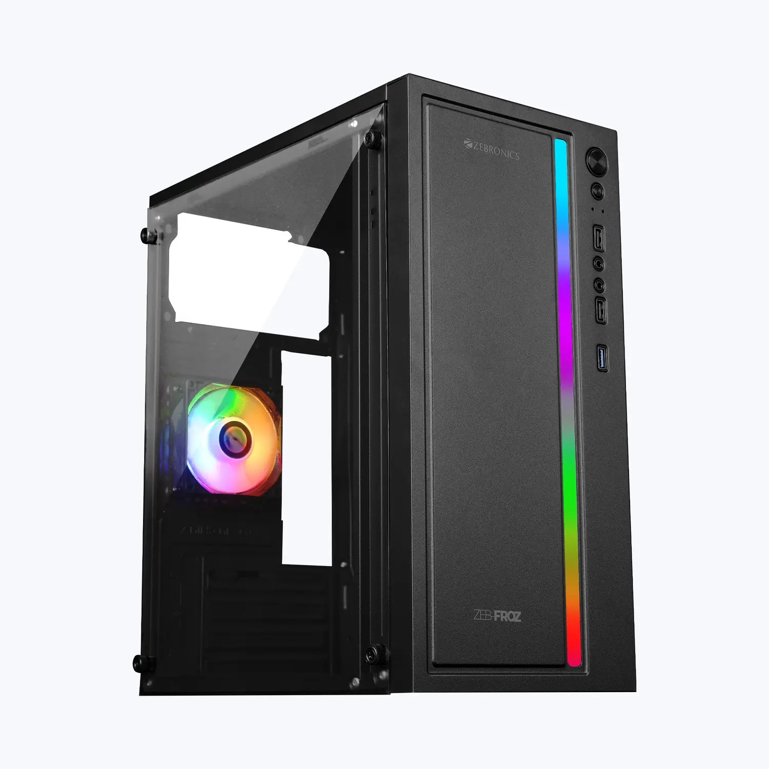 Zebronics Zeb-Froz — Mid Tower PC Cabinet (ATX)