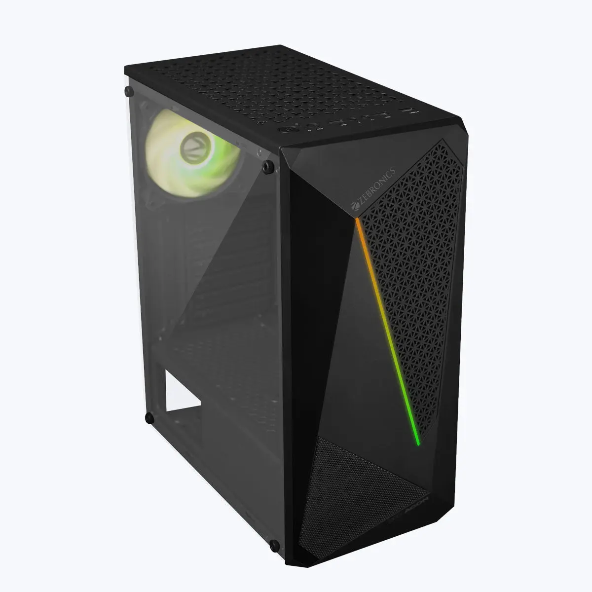 Zebronics Zeb-Agon — Mid Tower PC Cabinet (ATX)