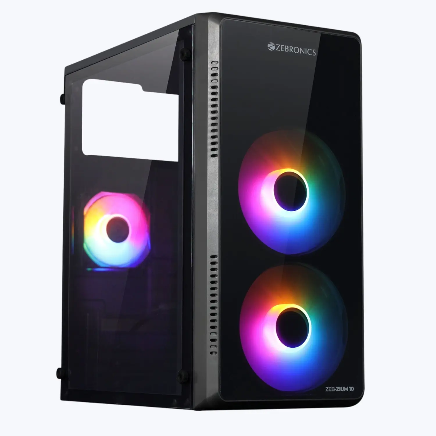 Zebronics Zeb-Zium — Mid Tower PC Cabinet (ATX)