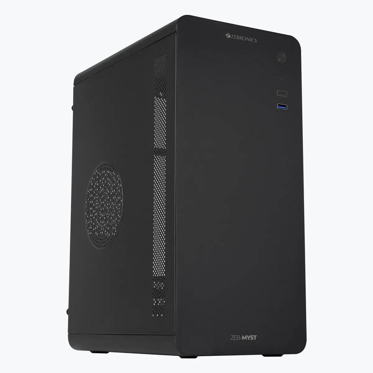 Zebronics Zeb-Myst — Mini Tower PC Cabinet (Micro-ATX)