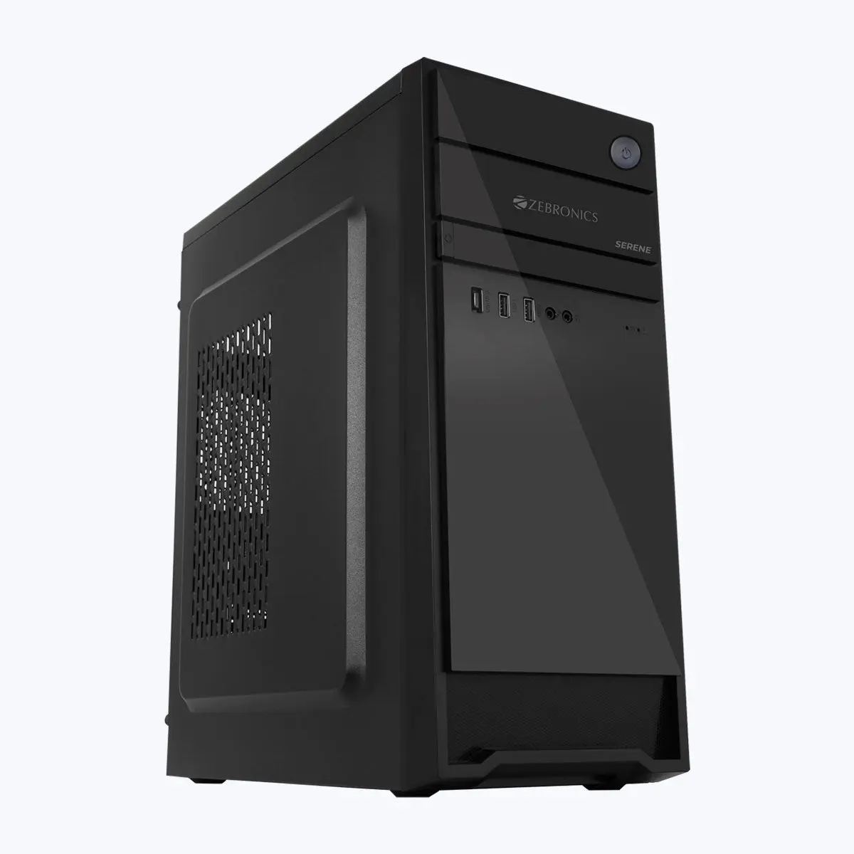 Zebronics Zeb-Serene — Mini Tower PC Cabinet (Micro-ATX)