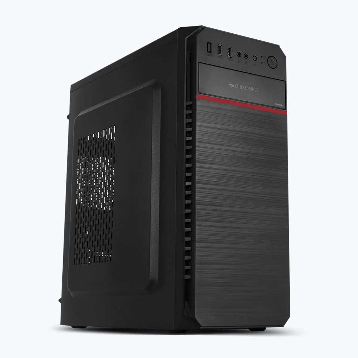 Zebronics Zeb-Strokes — Mini Tower PC Cabinet (Micro-ATX)