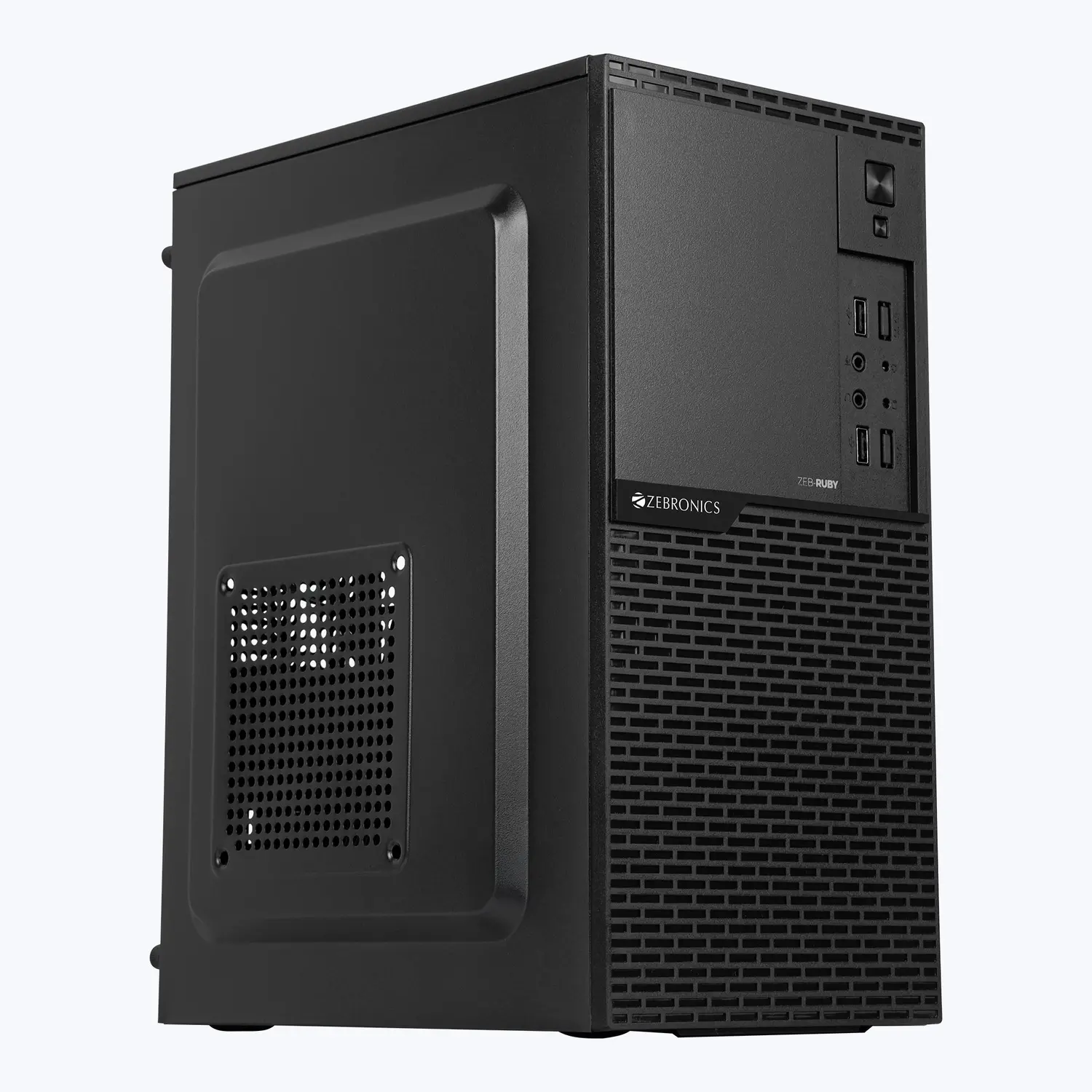 Zebronics Zeb-Ruby — Mini Tower PC Cabinet (Micro-ATX)