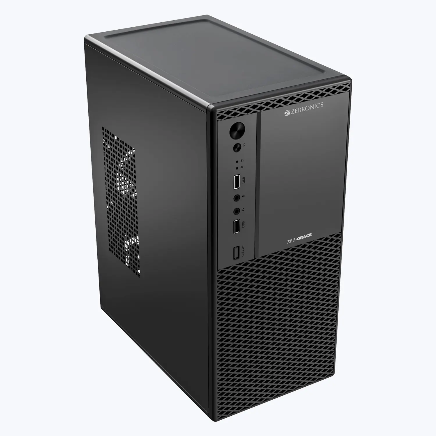 Zebronics Zeb-Grace — Mini Tower PC Cabinet (Micro-ATX)