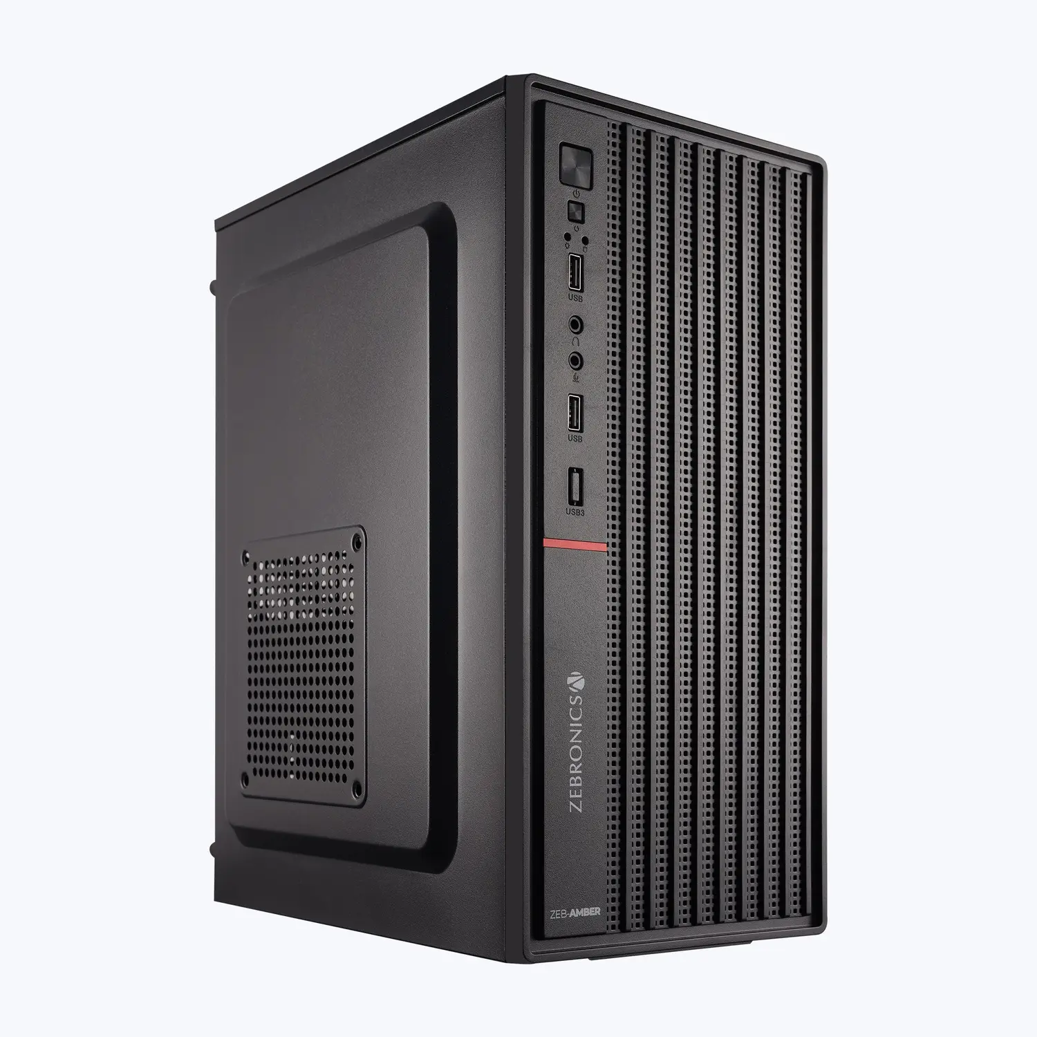 Zebronics Zeb-Amber — Mini Tower PC Cabinet (Micro-ATX)