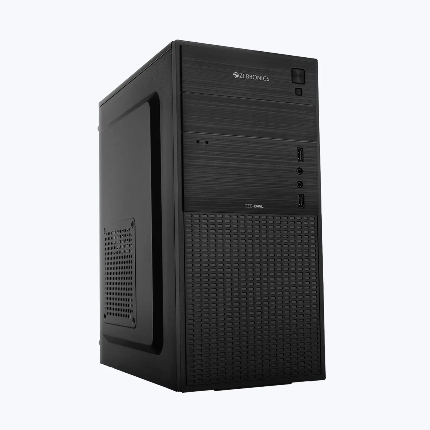 Zebronics Zeb-Opal — Mini Tower PC Cabinet (Micro-ATX)