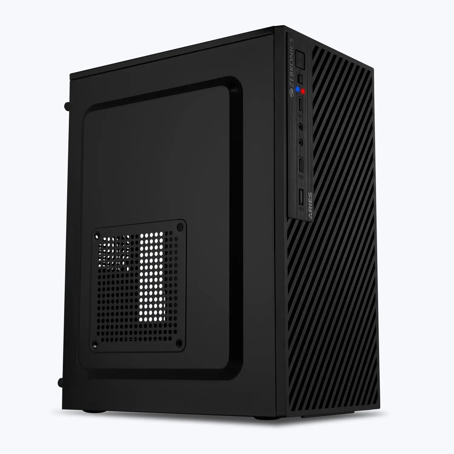 Zebronics Zeb-Aries — Mini Tower PC Cabinet (Micro-ATX)