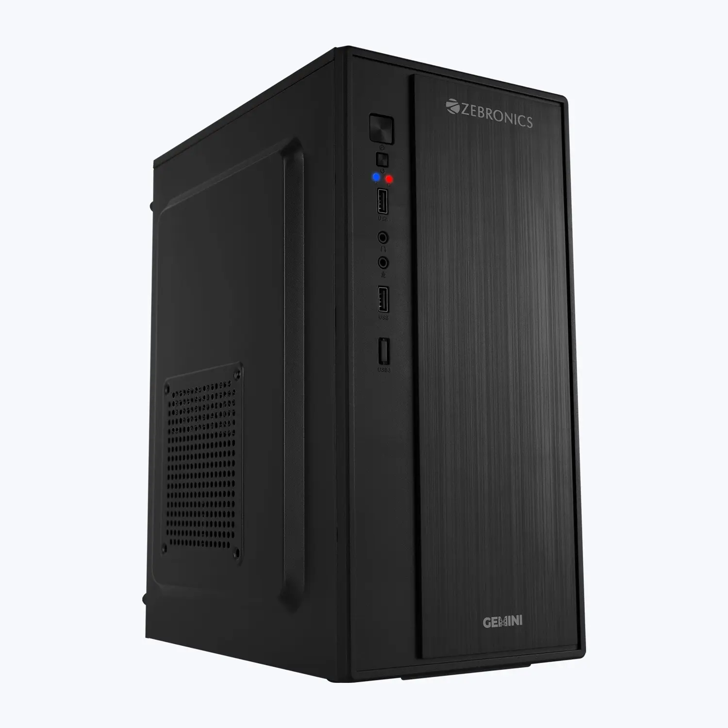 Zebronics Zeb-Gemini — Mini Tower PC Cabinet (Micro-ATX)