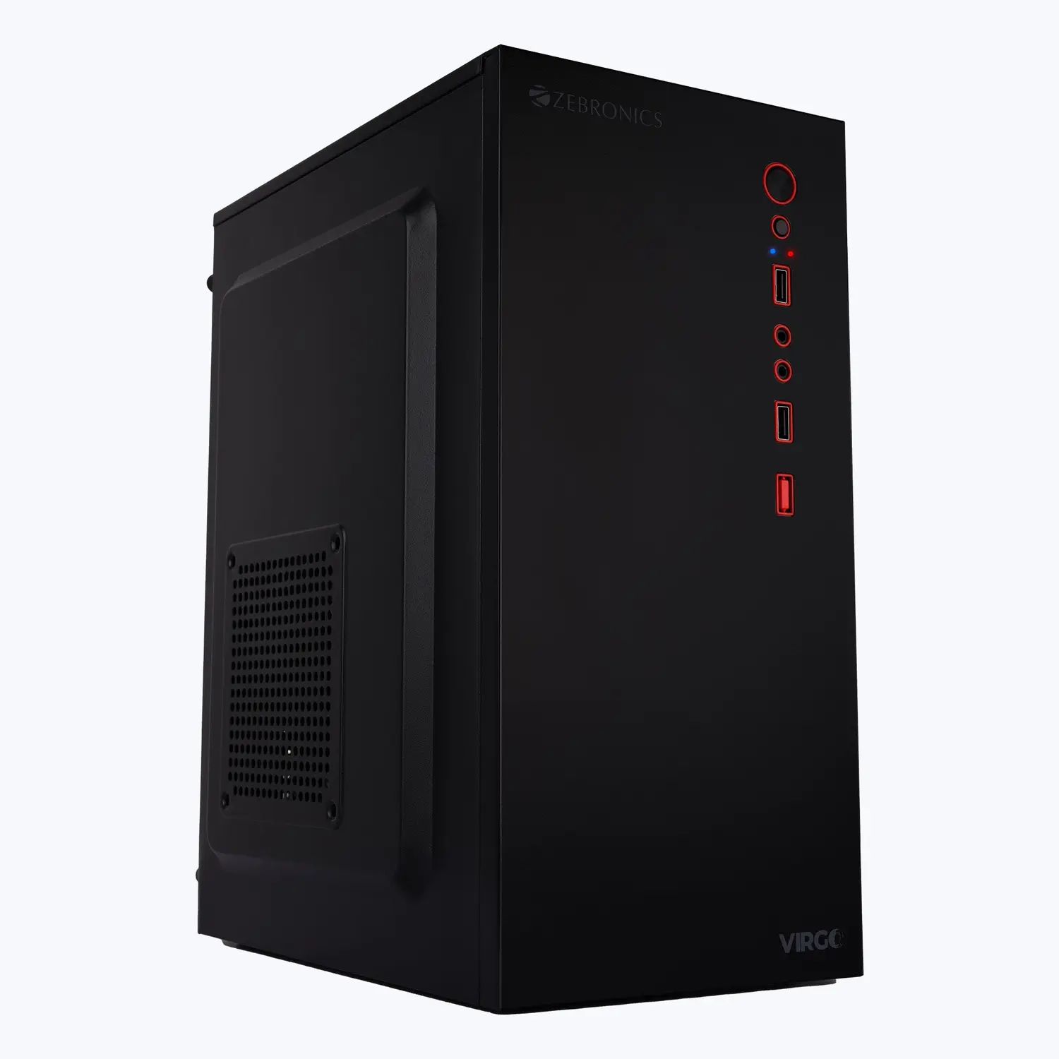 Zebronics Zeb-Virgo — Mini Tower PC Cabinet (Micro-ATX)