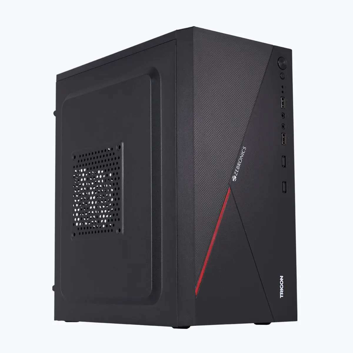 Zebronics Zeb-Trigon — Mini Tower PC Cabinet (Micro-ATX)