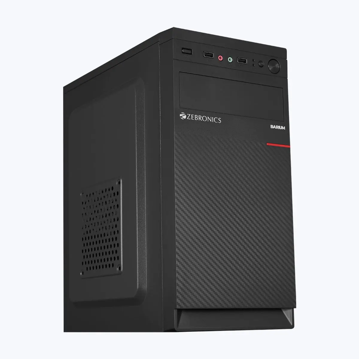 Zebronics Zeb-Barium — Mini Tower PC Cabinet (Micro-ATX)