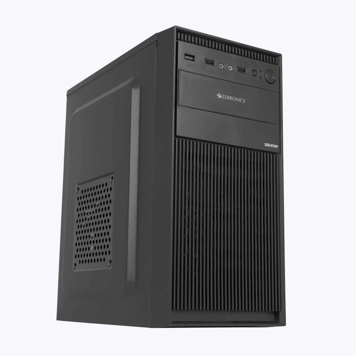 Zebronics Zeb-Strip — Mini Tower PC Cabinet (Micro-ATX)