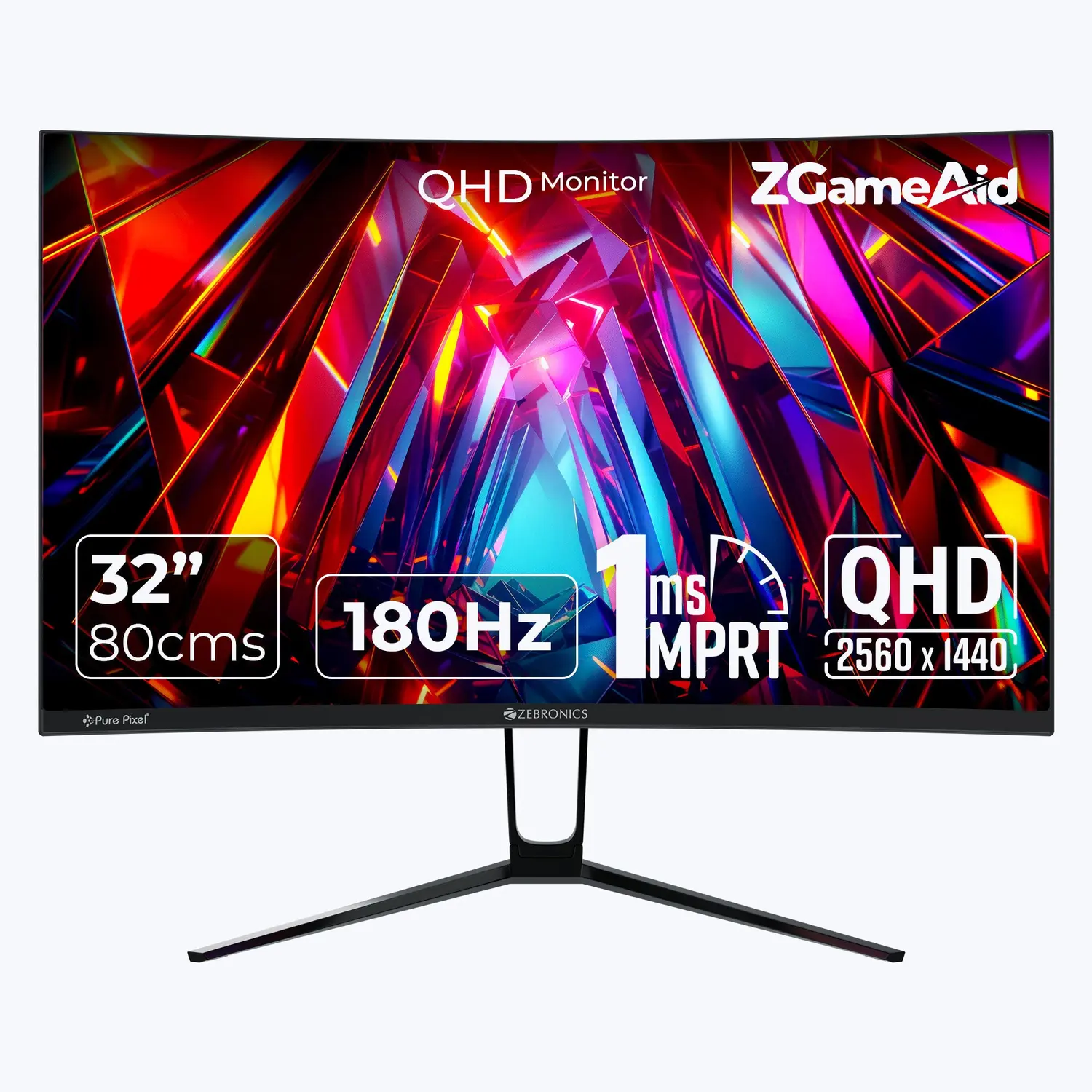 Zebronics ZEB-N32A 31.5-inch QHD 180Hz Gaming Monitor