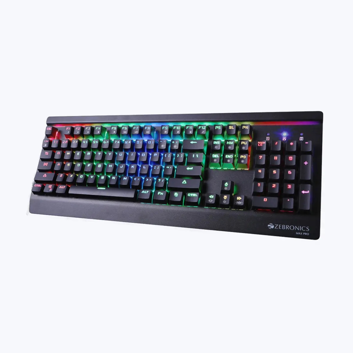 Zebronics MAX Pro — Mechanical Gaming Keyboard, Outemu Blue, RGB