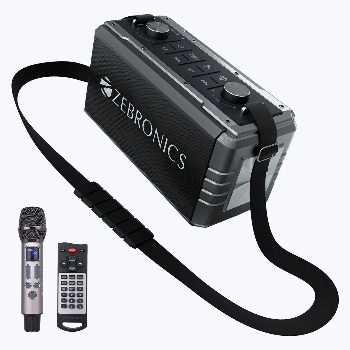 ZEBRONICS Zeb-Music Bomb 2 — Bluetooth Speaker, 80 W, 6 H