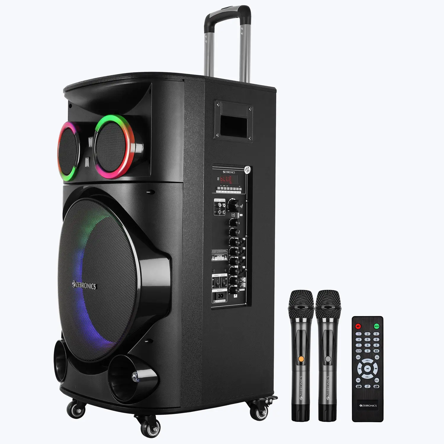 ZEBRONICS Zeb-Ginox Plus — Bluetooth Speaker, 160 W, 6 H