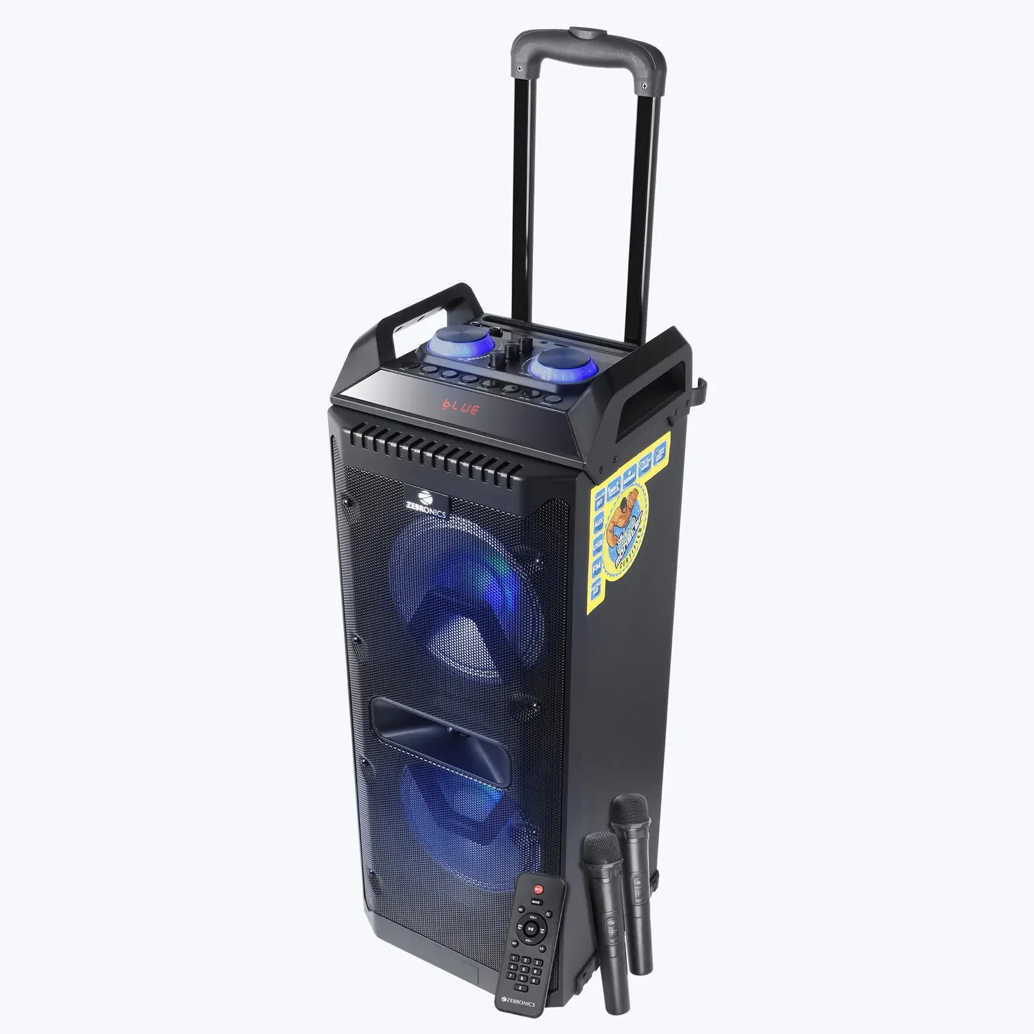 ZEBRONICS Zeb-501 Moving Monster 2X8L — Bluetooth Speaker, 120 W, 6 H