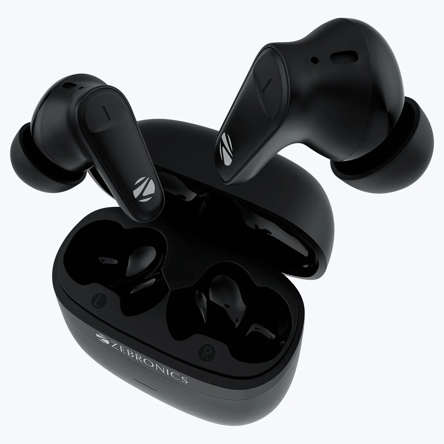 Zebronics Zeb-Dh'vny E21 — True Wireless Earbuds, 35 H Playback, ANC, Splash proof