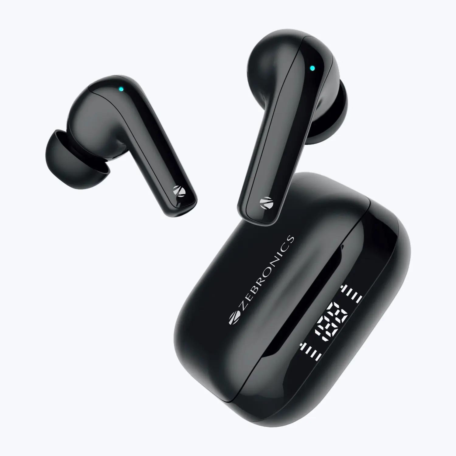Zebronics Zeb-Pods K2 — True Wireless Earbuds, 40 H Playback, ENC, Splash proof