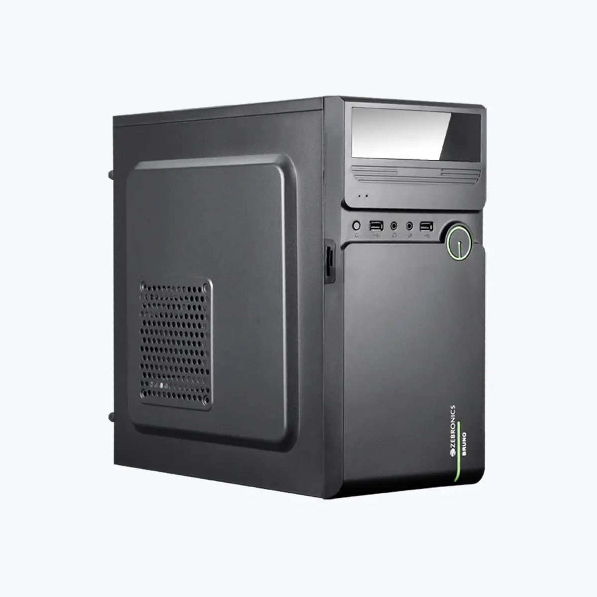 Zebronics Zeb-Bruno — Mini Tower PC Cabinet (Micro-ATX)