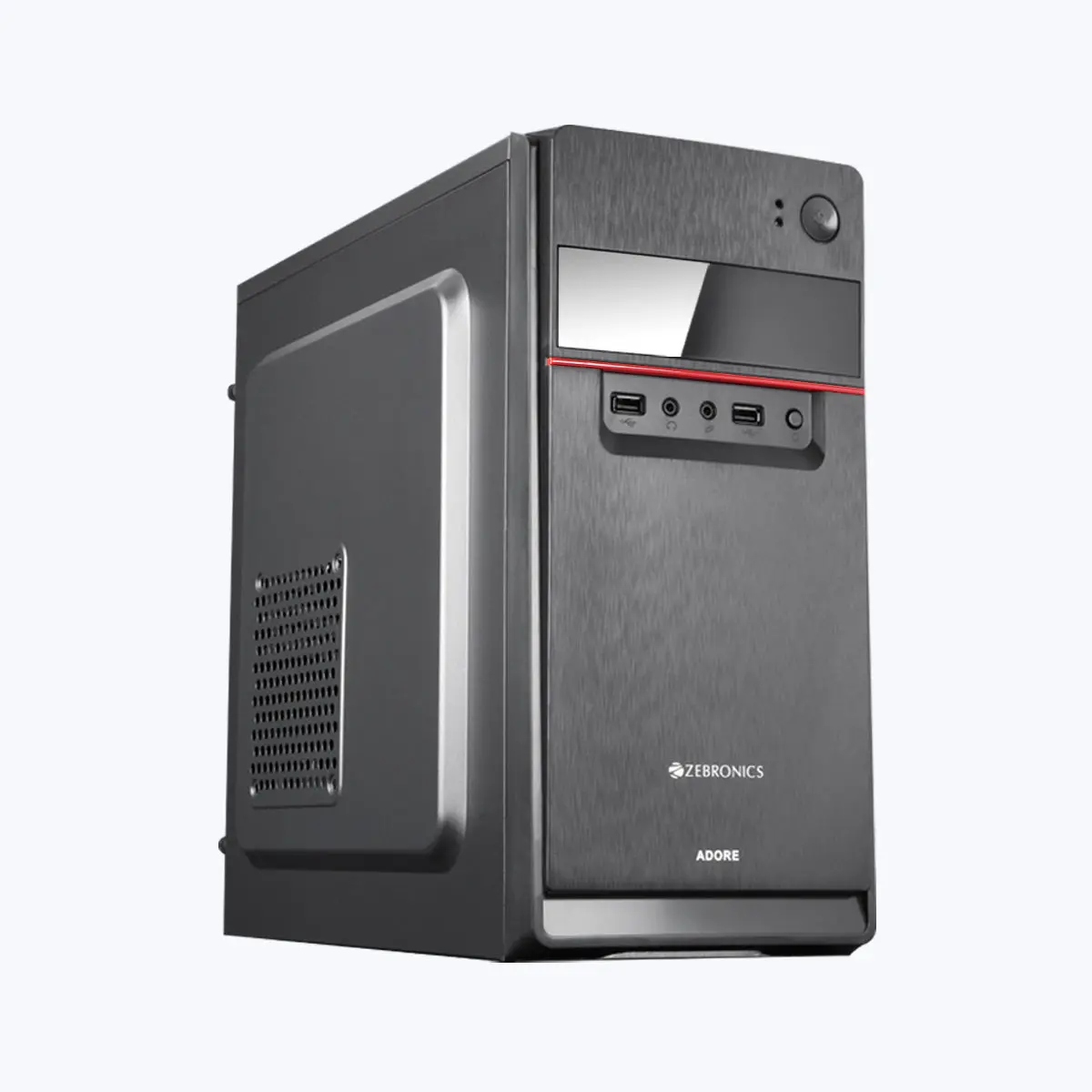 Zebronics Zeb-Adore — Mini Tower PC Cabinet (Micro-ATX)