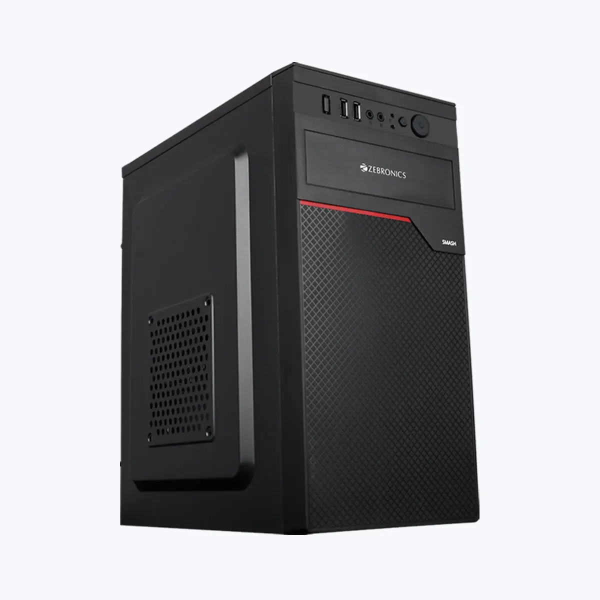 Zebronics Zeb-Smash — Mini Tower PC Cabinet (Micro-ATX)