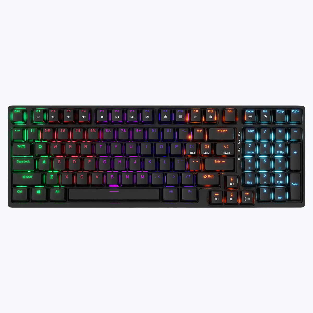 Zebronics Nitro PRO — Mechanical Gaming Keyboard, Outemu Red, RGB, compact