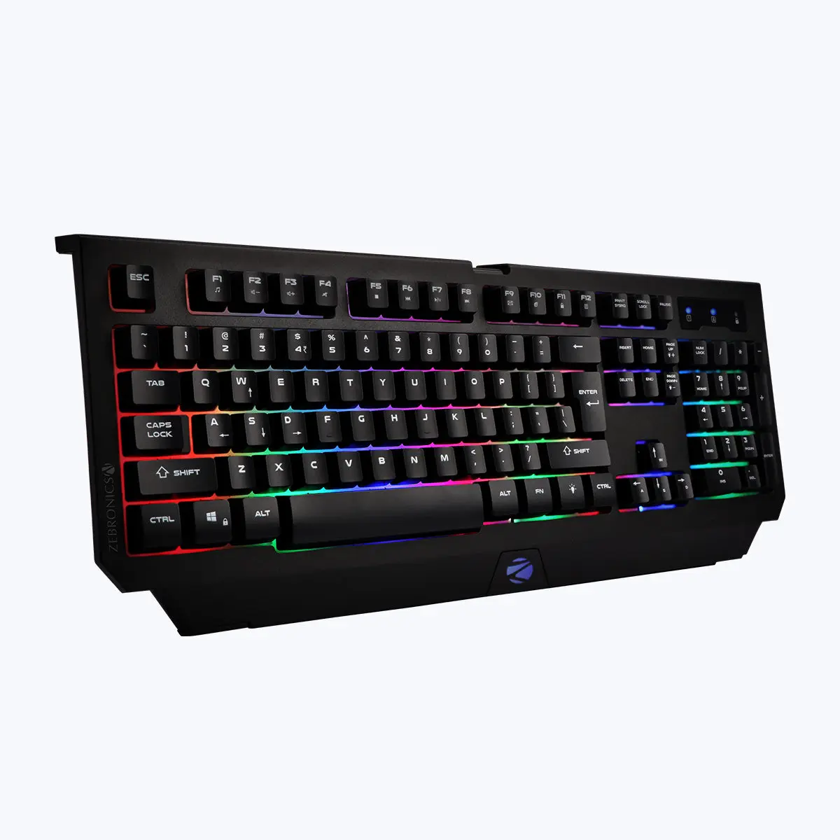 Zebronics Transformer K2 — Multimedia Keyboard, Multi-colour LED