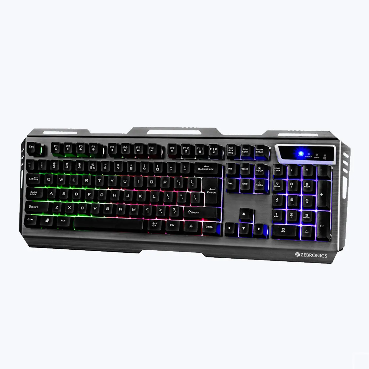 Zebronics Transformer-K — Multimedia Keyboard, Multi-colour LED