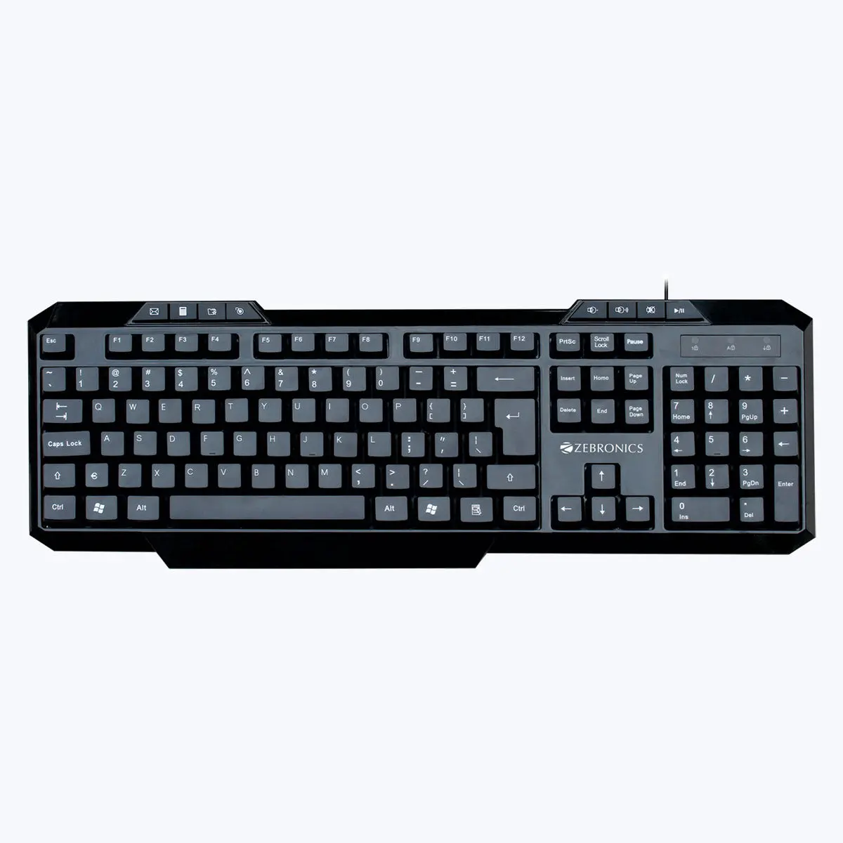 Zebronics KM2000 — Wired Keyboard + Mouse Combo