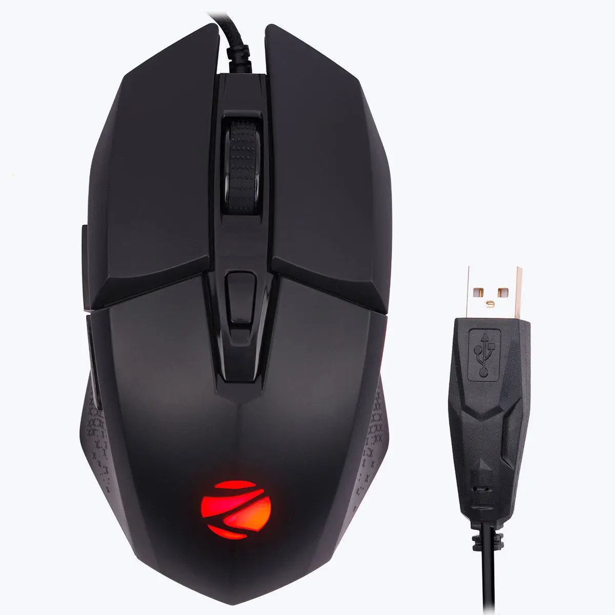 Zebronics Shark — Wired Gaming Mouse, 6,400 DPI, RGB