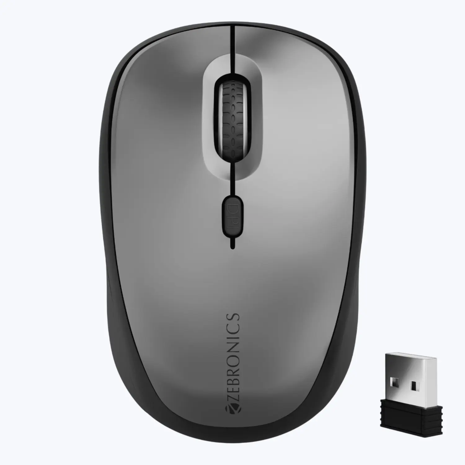 Zebronics Pulse 100 — Multi-device Wireless Optical Mouse, 55 g lightweight