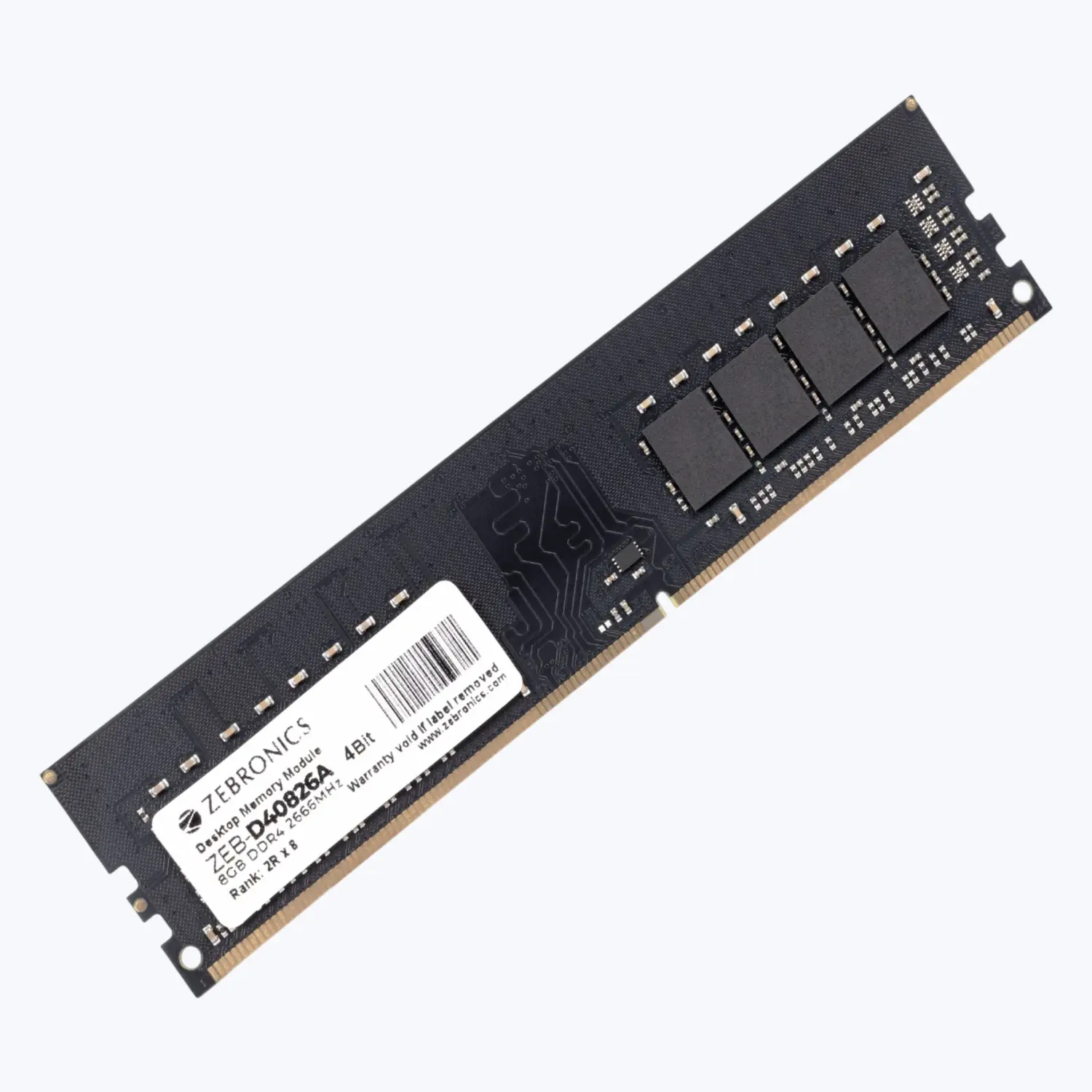Zebronics DDR4 8 GB (1 × 8 GB) 2666 MT/s CL19 Green Desktop Memory Module