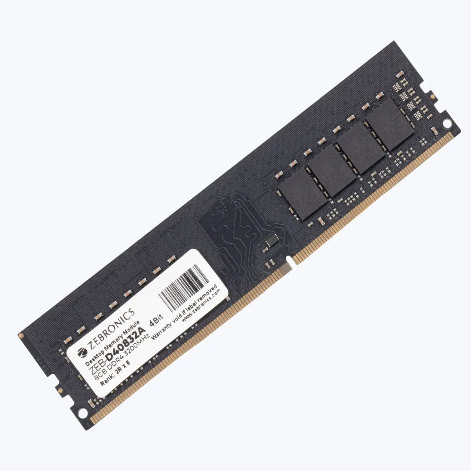 Zebronics DDR4 8 GB (1 × 8 GB) 3200 MT/s CL22 Green Desktop Memory Module