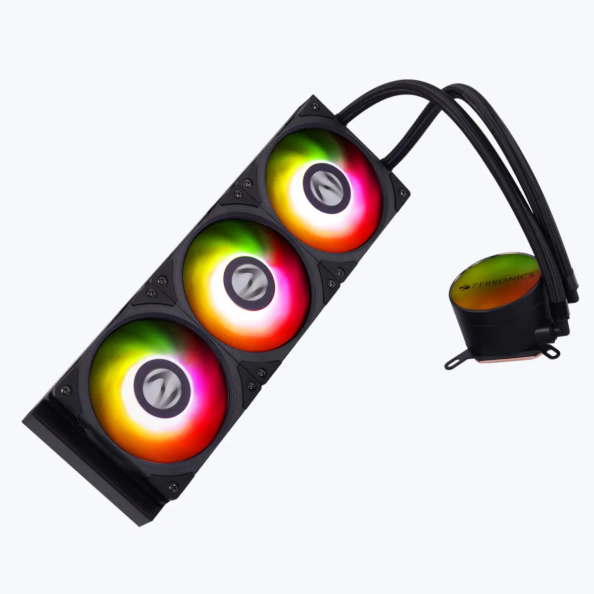 Zebronics Zeb-AIO360AB / AIO360AW (360mm) — 360mm AIO Liquid CPU Cooler